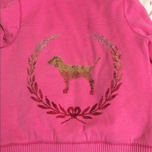 🎀VS PINK bling coat fur on the inside 🎀